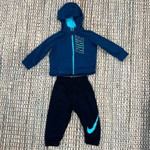 Baby toddler Nike set, zip up jacket & track pants, 18 months